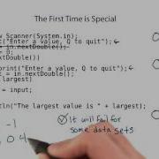 The First Time Is Special Intro To Java Programming
