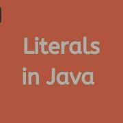 Literals In Java Hindi Java Tutorials For Beginners 2020