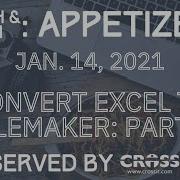 Lunch Learn Appetizer January 2021 Converting Spreadsheets Into A FileMaker Database Part 1