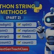 Python String Methods Explained Part 2 Isdigit Split Join Replace NextGenTeachClass