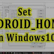 How To Set ANDROID HOME And Environment Variable For Android SDK In Windows 10