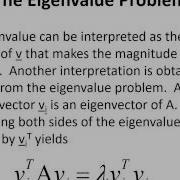 Lecture 3 1 The Eigenvalue Problem