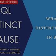 SQL Distinct Clause Tutorial With Examples SQL Clauses MySQL Tutorial