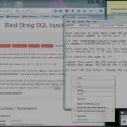 OWASP WebGoat Injection Flaws Blind String SQL Injection