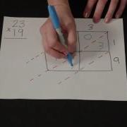 Multiplying 23 X 19 Using Lattice Multiplication