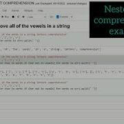 Nested List Comprehension Example Python