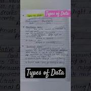Types Of Data 1 Quantitative Data 2 Qualitative Data Statistics Education Statistics Data Data