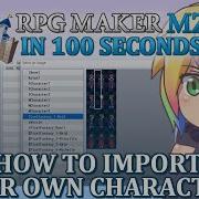 How To Import Your Own Characters And Common Issues RPG Maker MZ In 100 Seconds
