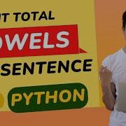 Python Tutorial How To Count Vowels In A Sentence Like A Pro