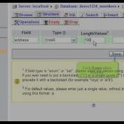 Inserting Fields Into Database Tables With PhpMyAdmin