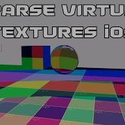 Virtual Texturing Demo Running On IOS Simulator