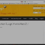 BWAPP SQL Injection Login FormHero