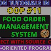 Food Order Management System In Python With Source Code Object Oriented Programming 77