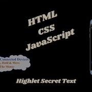 Hidden Text Highlight Animation HTML CSS JavaScript JavaScript Mouse Touch Events Animation