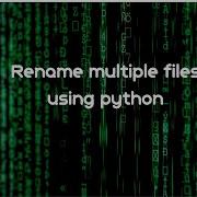 How To Rename Multiple Files In A Folder Using Python