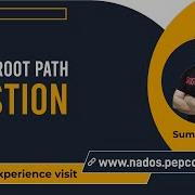 Node To Root Path Question