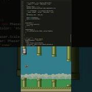Кодим Flappy Bird за минуту айти программирование геймдев разработкаигр джаваскрипт
