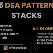 L9 Stacks Where Stack Is Applied 25 DSA Patterns Easy Way To Master DSA Crack FAANG