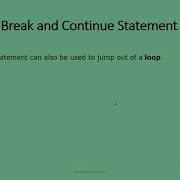 Basic Java Break Continue Statement 017