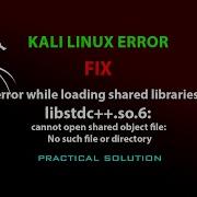 LINUX Error While Loading Shared Libraries Libstdc So 6 Cannot Openshared