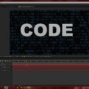 Tutorial Binary Code Background VERY EASY By After Efects Visual Effects