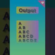 96 Half Triangle Pattern Using Characters C Language Tutorial Coding Shorts Mysirgdotcom