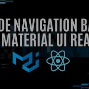React Material UI Side Navigation Bar