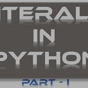 What Are Literals Explain With Example