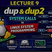 Lecture 9 Dup And Dup2 System Calls In Linux System Programming File Descriptor Duplication