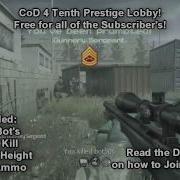 CoD 4 Tenth Prestige Lobby