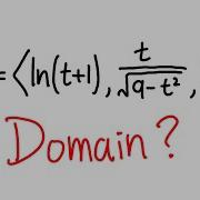 How To Find The Domain Of A Vector Function Calculus 3