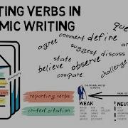 Reporting Verbs In Academic Writing
