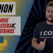Как удалить символы из строки Python