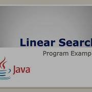 3 Linear Search Java Program Example Arrays ICSE Syllabus