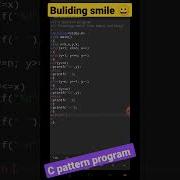 New Trick To Print Emoji Using C Program Programming Pattern Short Shorts New Viral Trending