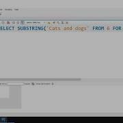 How To Use SUBSTRING With FOR In MySQL