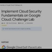 Implement Cloud Security Fundamentals On Google Cloud Challenge Lab Arcade2025