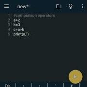 Comparison Operators In Python