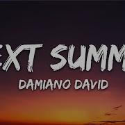 Damiano David Next Summer Lyrics