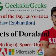 Gadgets Of Doraland GeeksforGeeks Problem Of The Day 26 01 2022