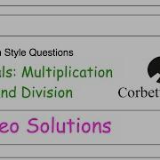 Multiplication And Division With Decimals Answers Corbettmaths