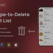 FlutterFlow Swipe To Delete Cart Items Swipe To Delete Cart List Flutterflow Swipe Delete