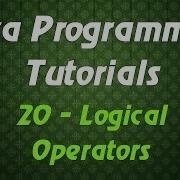 Java Programming Tutorials 20 Logical Operators