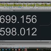 Step By Step Tutorial How To Convert UTM Coordinate To Local Coordinate Autocad