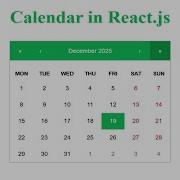 How To Create A Calendar In React JS Step By Step Tutorial
