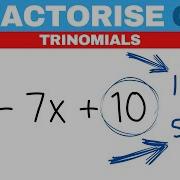 Gr 9 Factorisation Trinomials Introduction