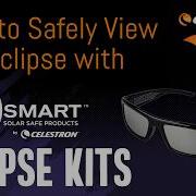 Как безопасно наблюдать за затмением с помощью комплектов EclipSmart Eclipse Kits