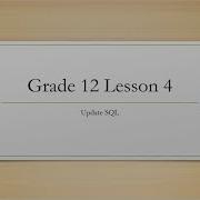 Delphi Grade 12 Update SQL Ep 4
