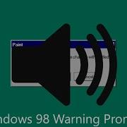 Windows 98 Warning Error Prompts Sounds