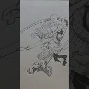 Luffy Gear 5 Nika Speed Drawing Shorts Anime Drawing Onepiece Luffy Gears5